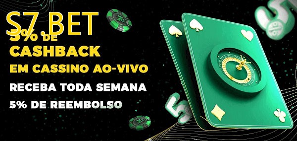 Promoções do cassino ao Vivo S7.BET